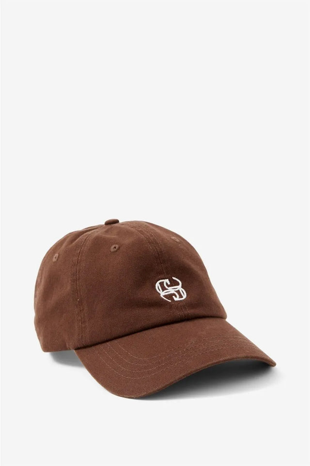 Ceres Life - Monogram Cap in Chocolate — product detail shot