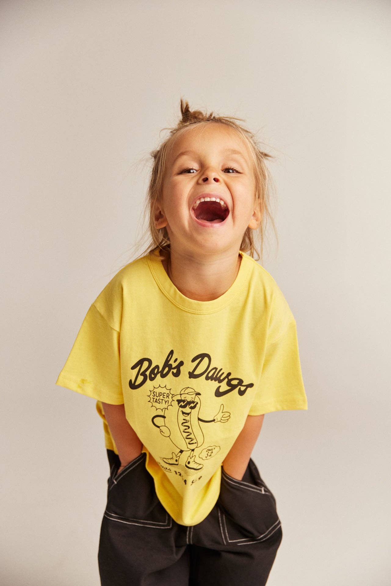 BBOBBIE | Bob's Dawgs tee in yellow