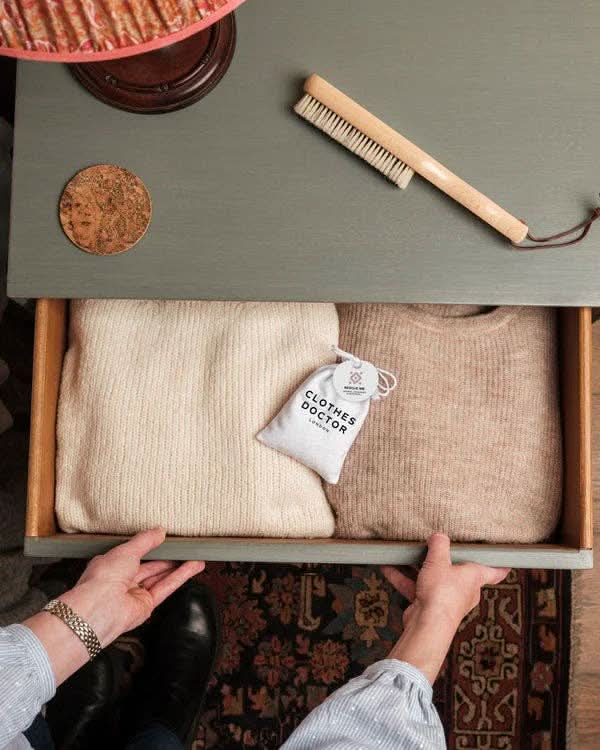 Paul James Knitwear | Natural Anti-Moth Fragrance Bag- Cinnamon and orange