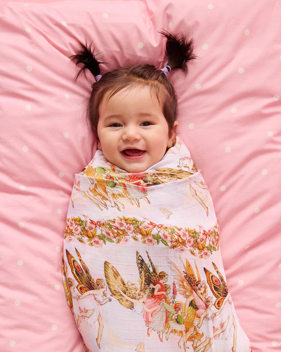 Kip & Co x Fairyland BABY | Fairy Friends Forever Bamboo Swaddle