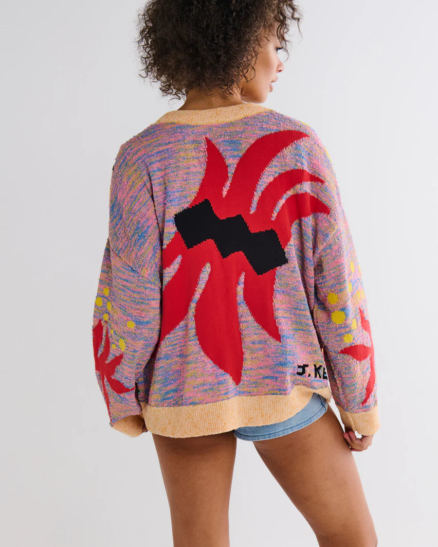 Kip & Co X Jenny Kee LADIES | Our Sunburnt Country Adult Knitted Cardigan