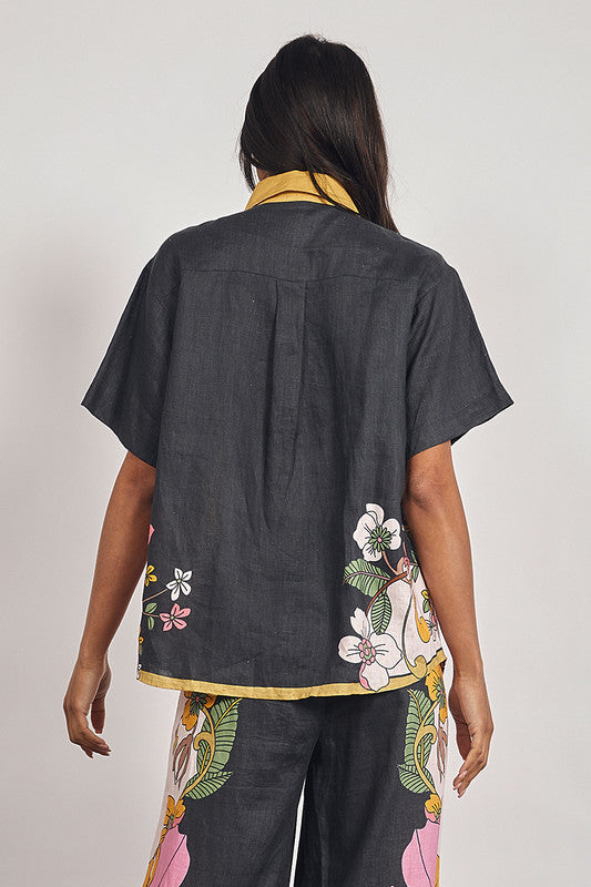 Bohemian Traders | Vivid Button up Shirt - India Ink