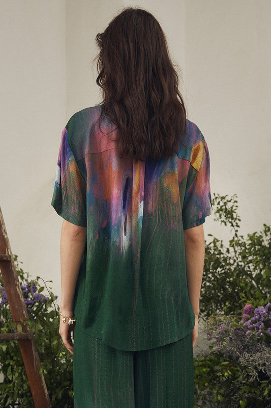 Bohemian Traders | Tapestry Classic Shirt in Bayberry