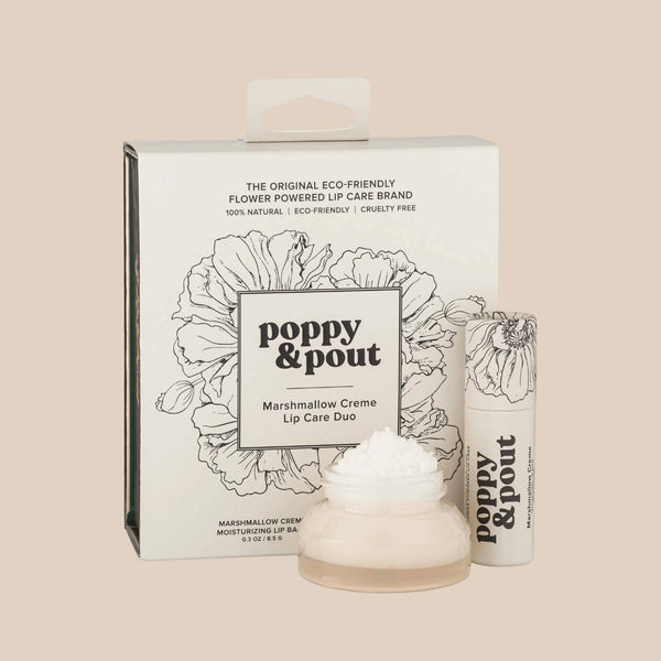 Poppy & Pout | Lip Care Duo- Marshmallow Creme