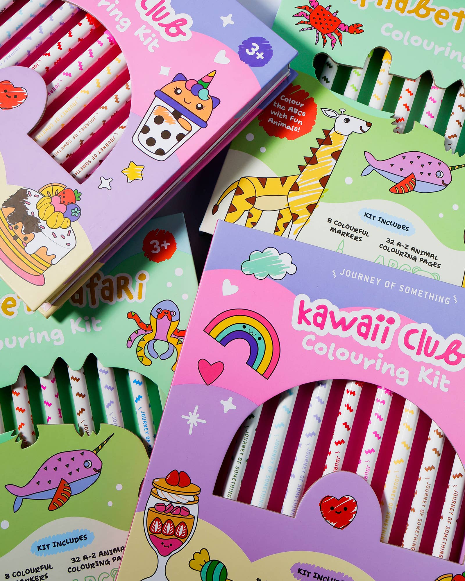 Journey Of Something | Kawaii Club Colouring Kit