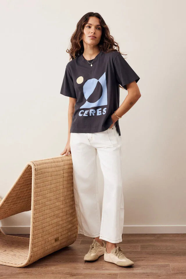 Ceres Life | Stevie Slouchy Tee- phantom ceres moon