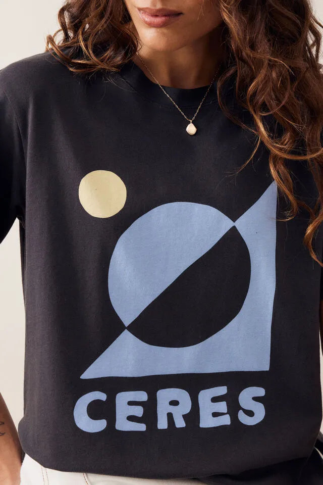 Ceres Life | Stevie Slouchy Tee- phantom ceres moon