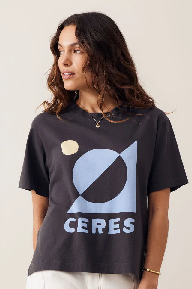 Ceres Life | Stevie Slouchy Tee- phantom ceres moon