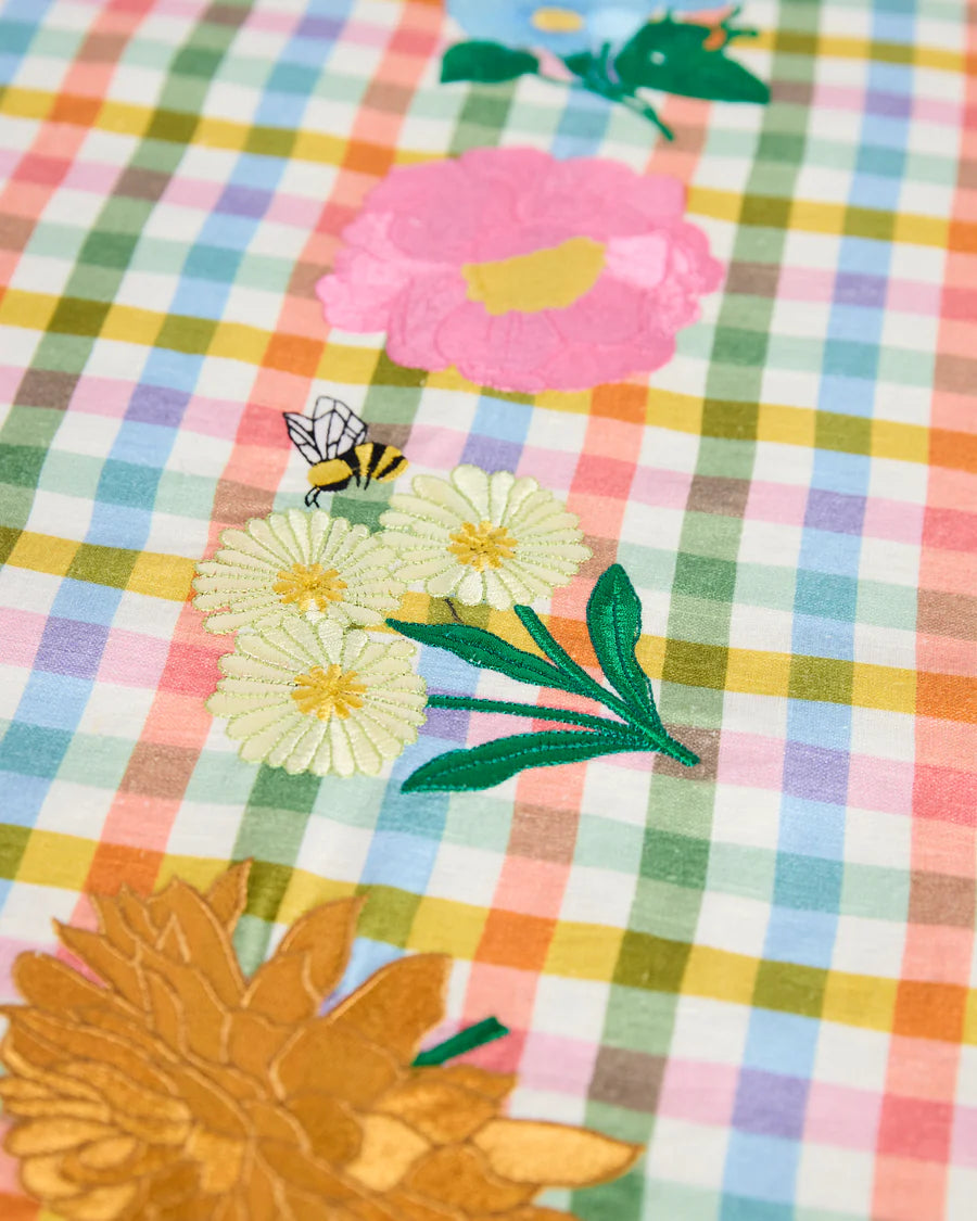 Kip & Co HOME | Sweet Flowers Tartan Table Runner