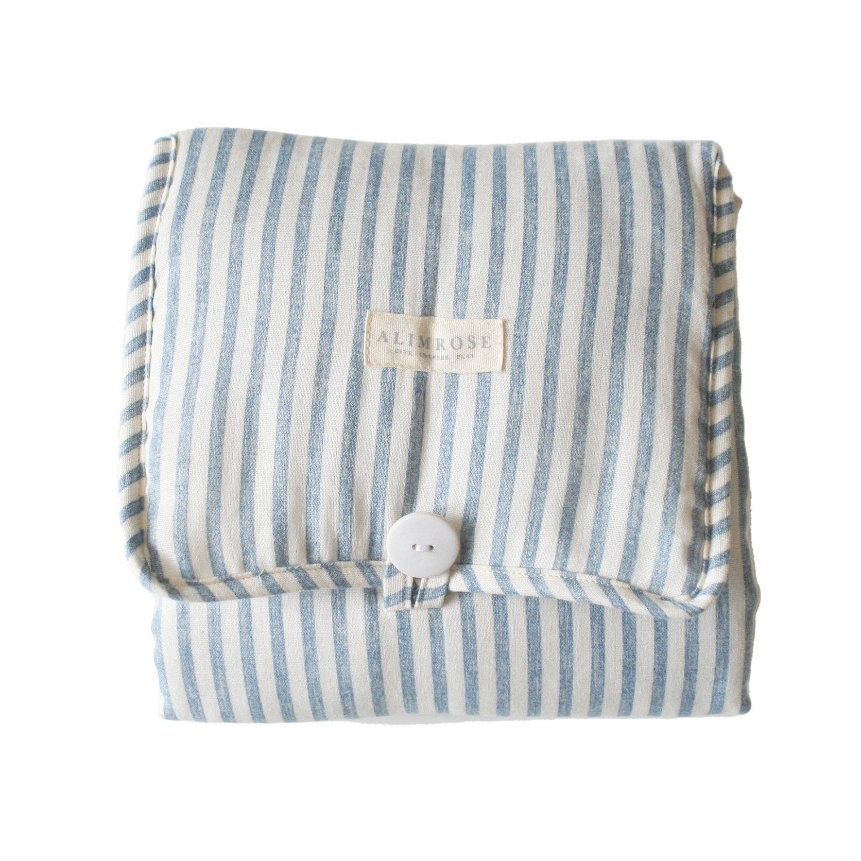 Alimrose | Little Traveller Change Mat Chambray Stripe