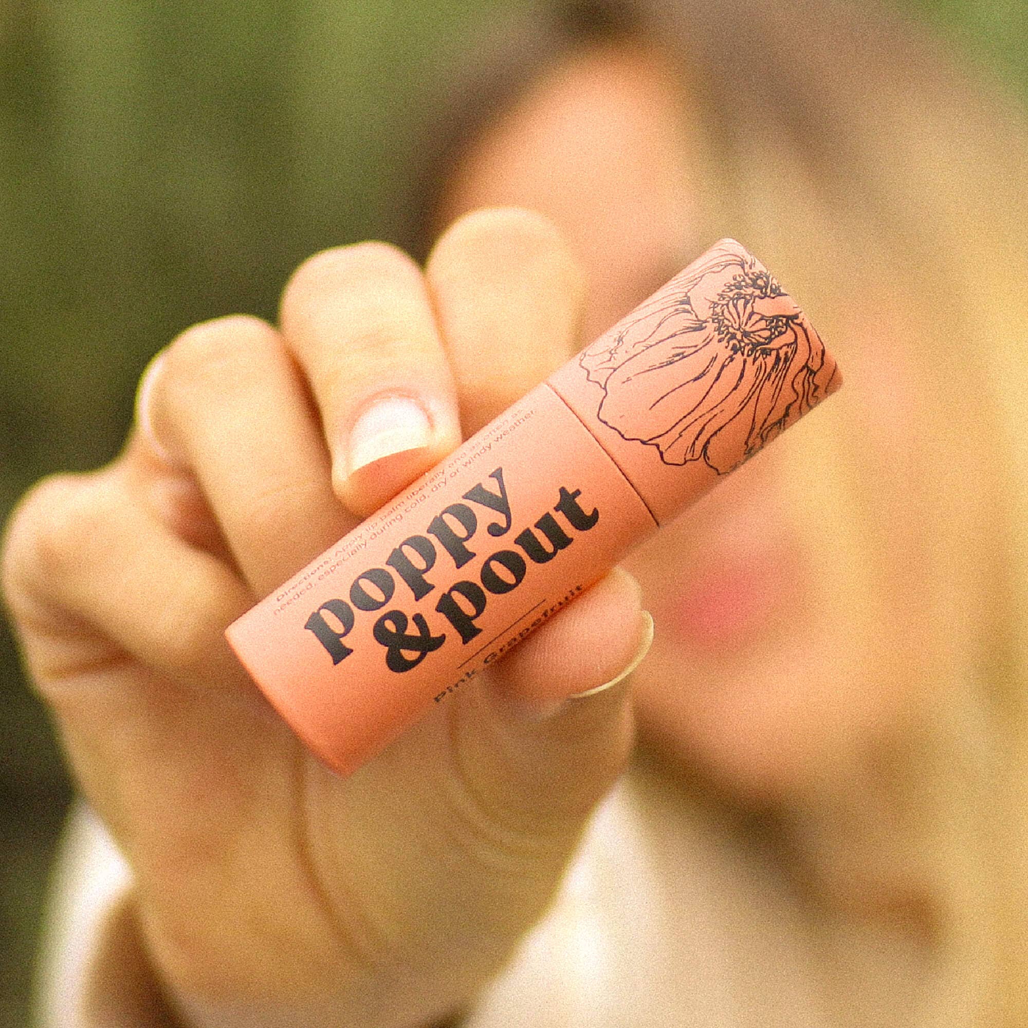 Poppy & Pout | Lip Balm- Pink Grapefruit