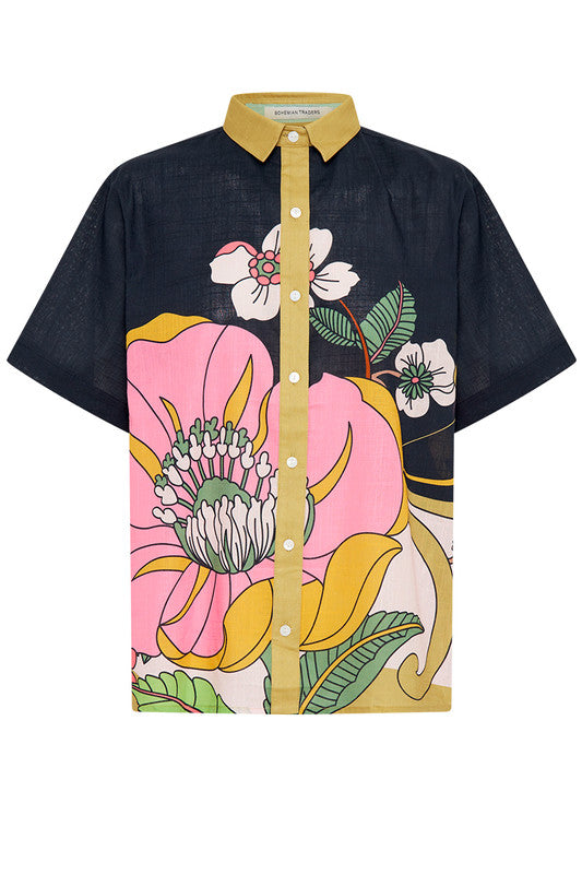 Bohemian Traders | Vivid Button up Shirt - India Ink