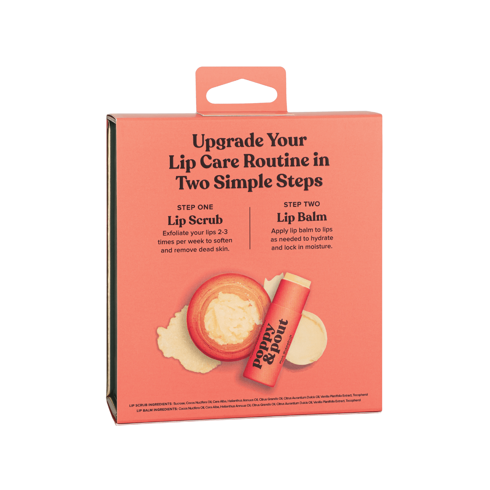 Poppy & Pout | Lip Care Duo- Pink Grapefruit