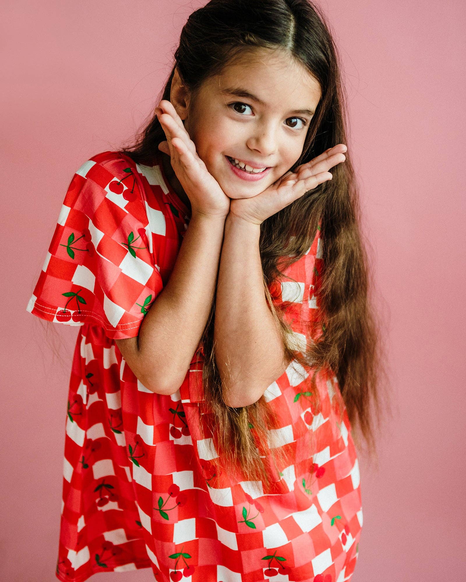 Rock Your Baby | Cherry Check Bowie Dress