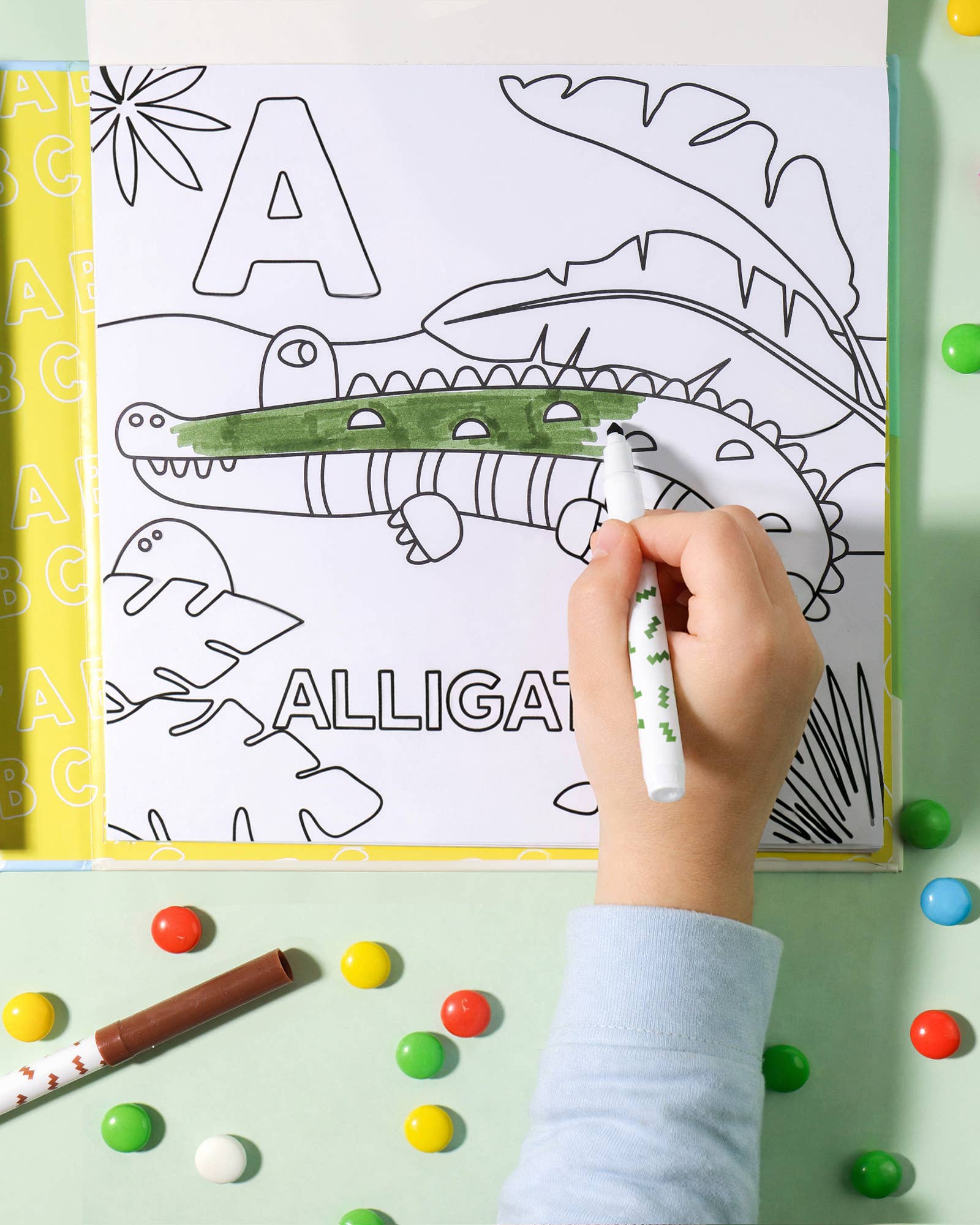 Journey Of Something | Alphabet Safari Colouring Kit