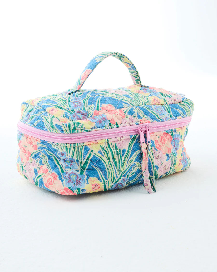 Kip & Co x Anna Spiro HOME | Gladiolus Quilted Cotton Toiletry Case