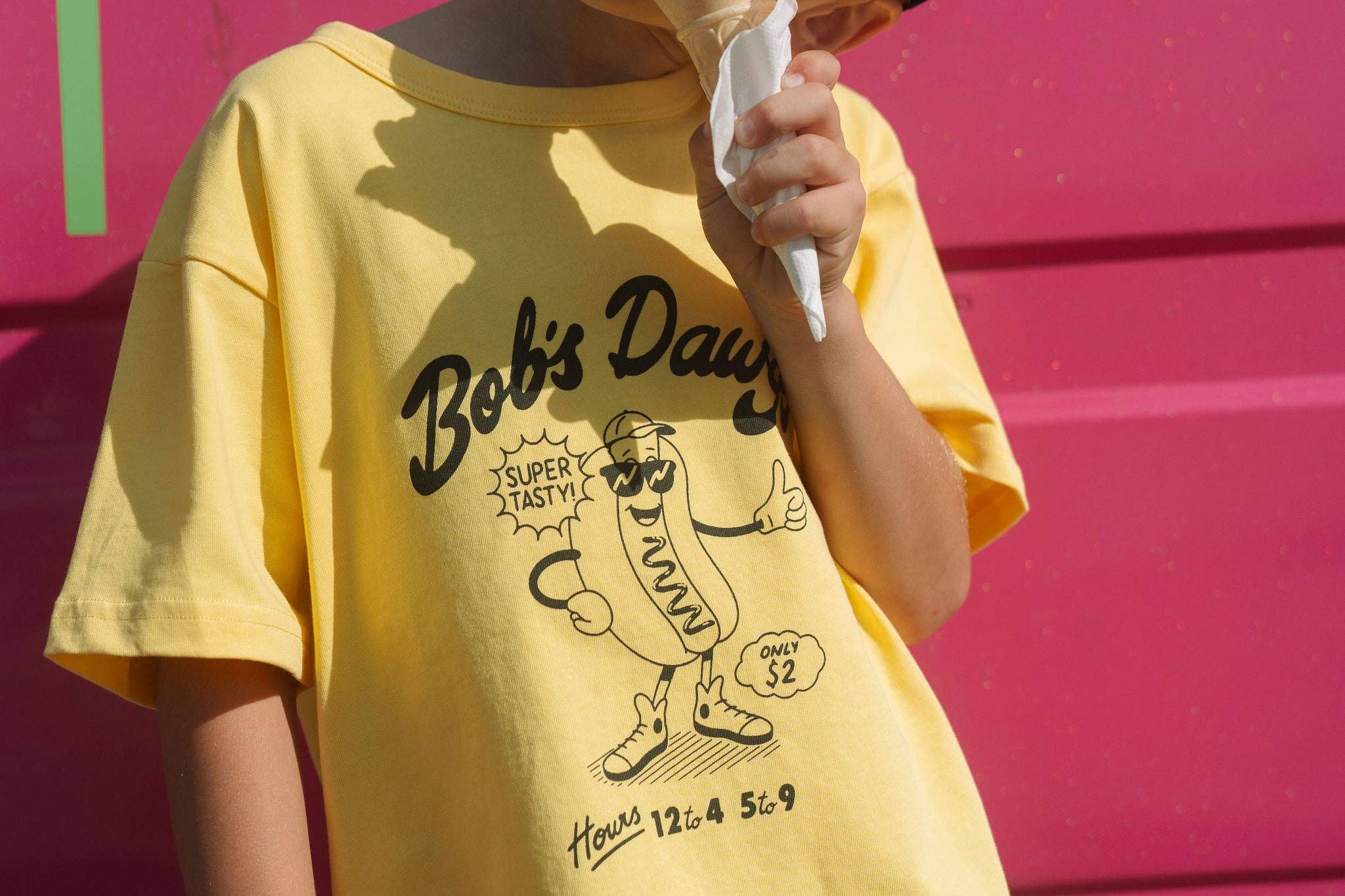 BBOBBIE | Bob's Dawgs tee in yellow