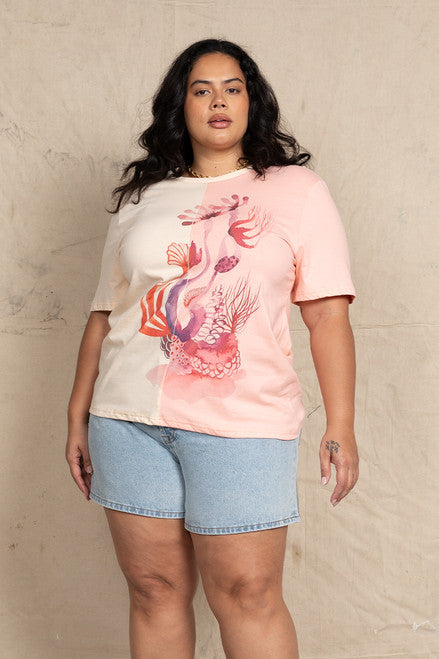 Bohemian Traders | Marina T Shirt in Pearl