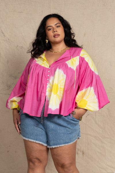 Bohemian Traders | Sphere smock blouse