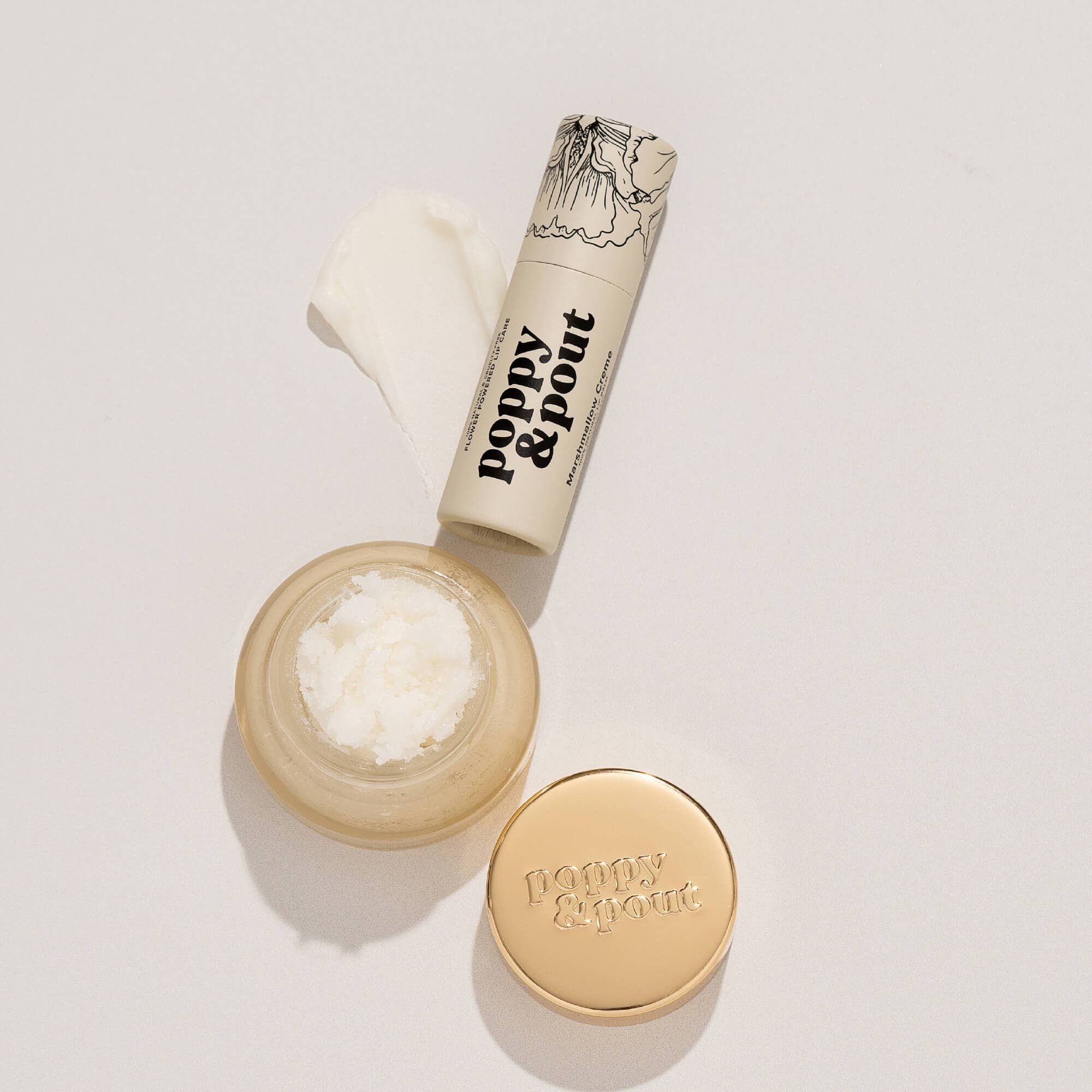 Poppy & Pout | Lip Care Duo- Marshmallow Creme