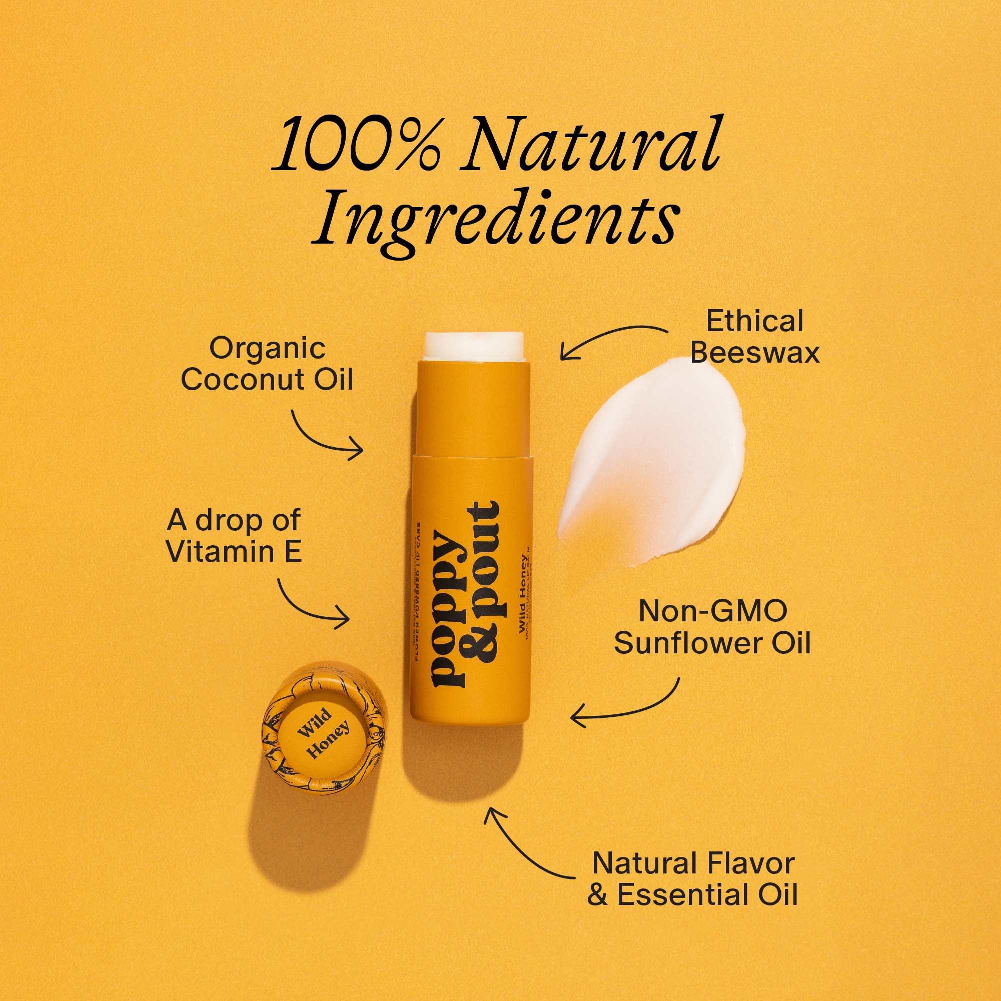 Poppy & Pout | Lip Balm- Wild Honey