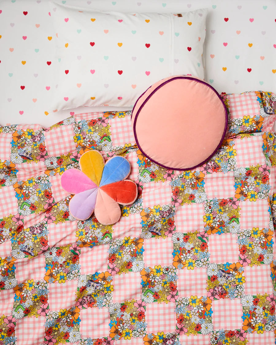 Kip & Co HOME  | Sunny Field Velvet Petal Cushion