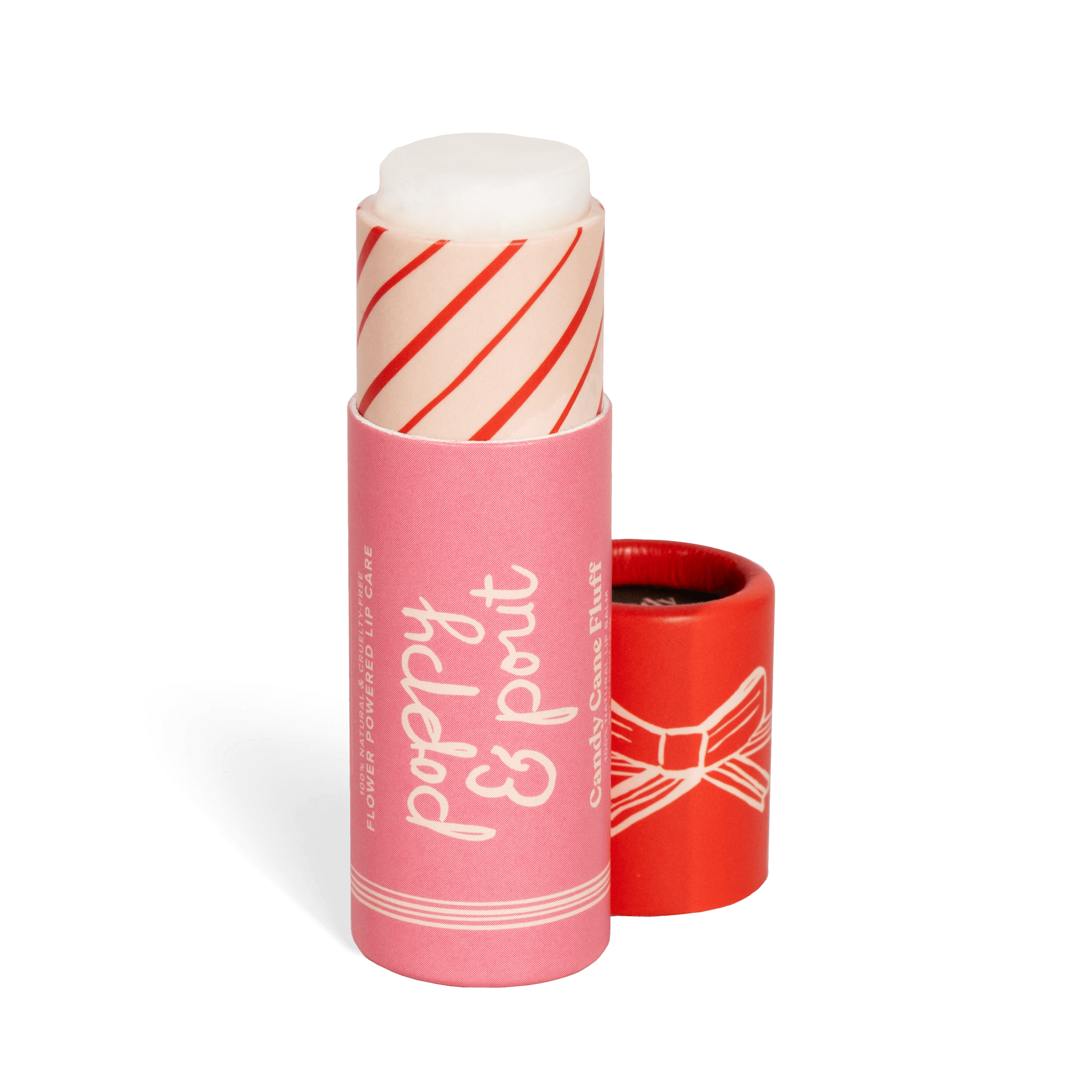 Poppy & Pout | Limited Edition Holiday Lip Balm -Candy Cane Fluff