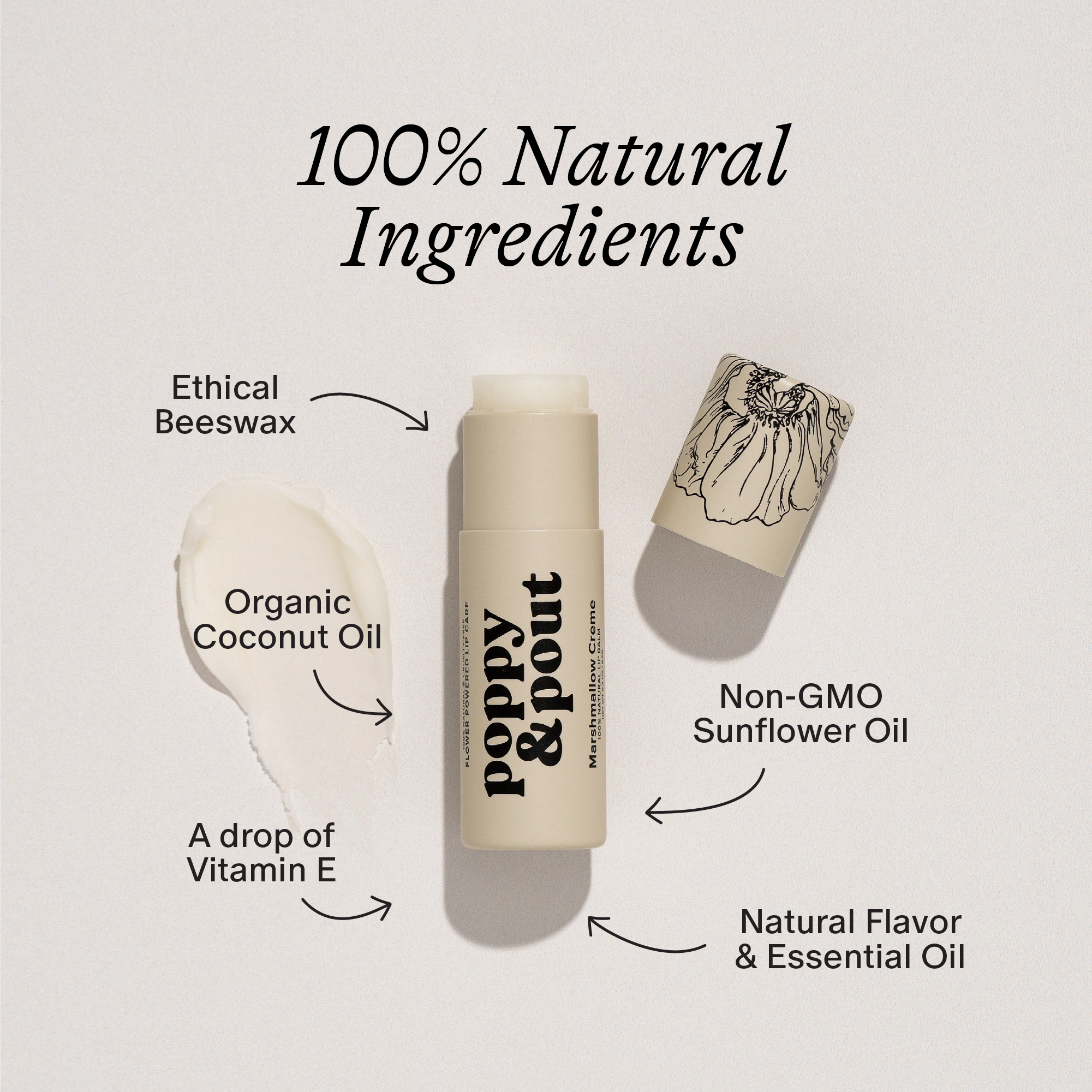 Poppy & Pout | Lip Care Duo- Marshmallow Creme