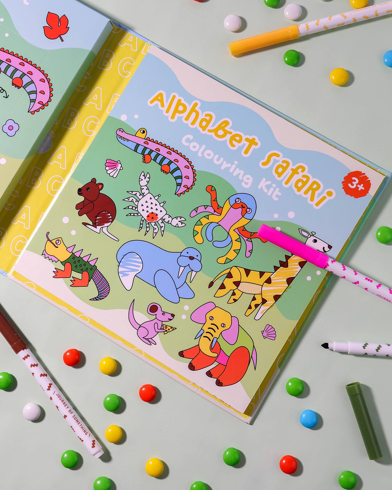 Journey Of Something | Alphabet Safari Colouring Kit