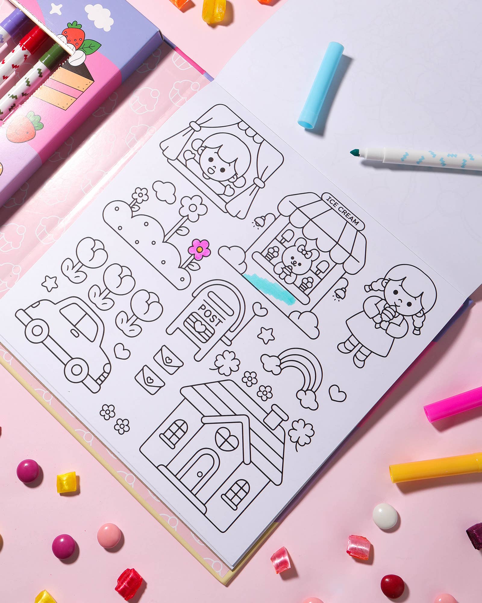 Journey Of Something | Kawaii Club Colouring Kit