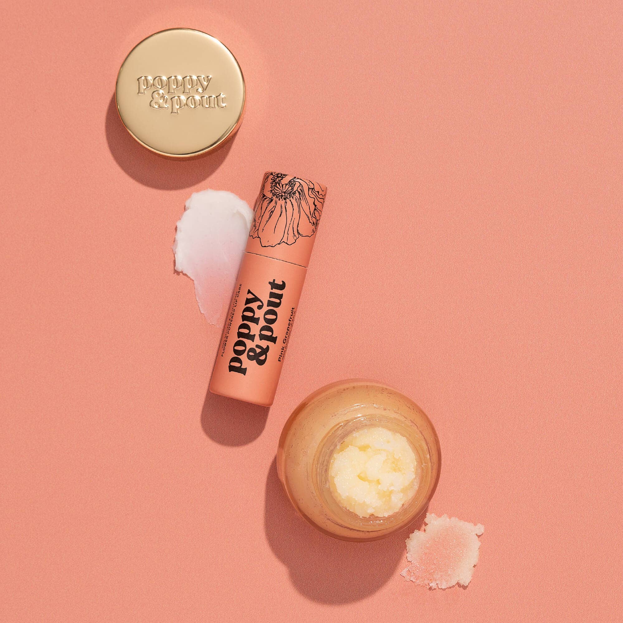 Poppy & Pout | Lip Care Duo- Pink Grapefruit