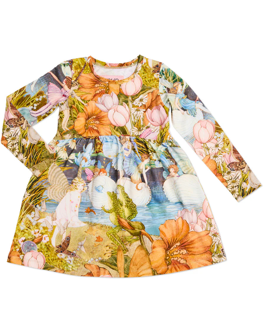 Kip & Co x Fairyland KIDS | Fairy Garden Organic Cotton Everyday Dress