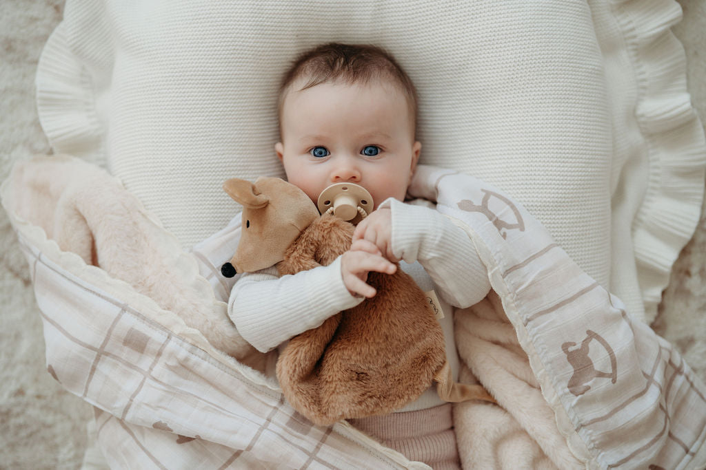 Pop Ya Tot | Squeaky the Sweet Comforter Toy