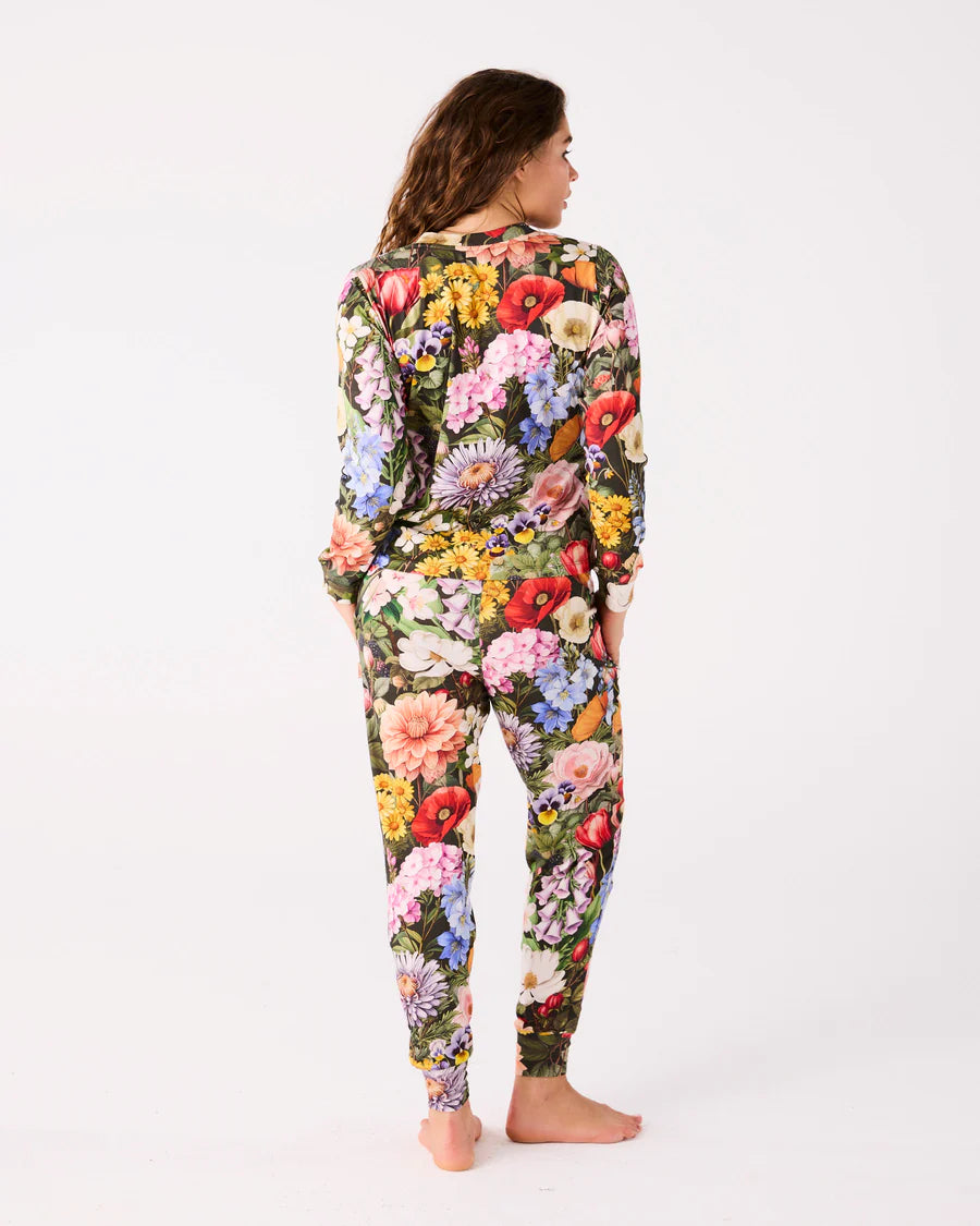 Kip and Co Cottage Garden Eden PJ set - pant detail