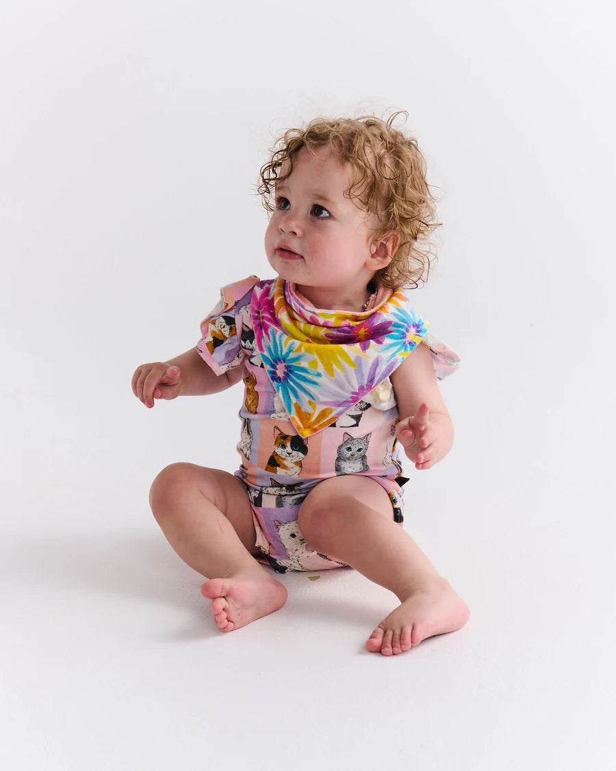Kip & Co BABY | Flower Power Organic Cotton Dribble Bib Set
