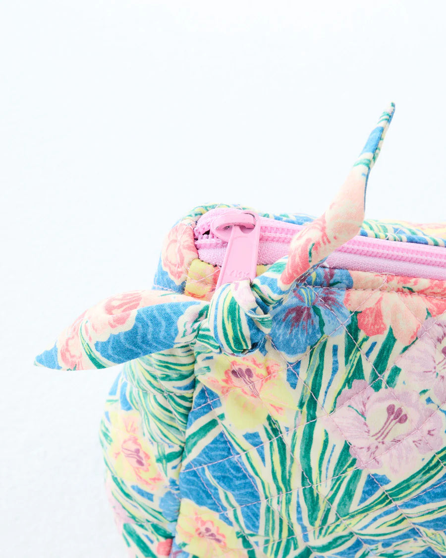 Kip & Co x Anna Spiro HOME | Gladiolus Quilted Cotton Toiletry Purse