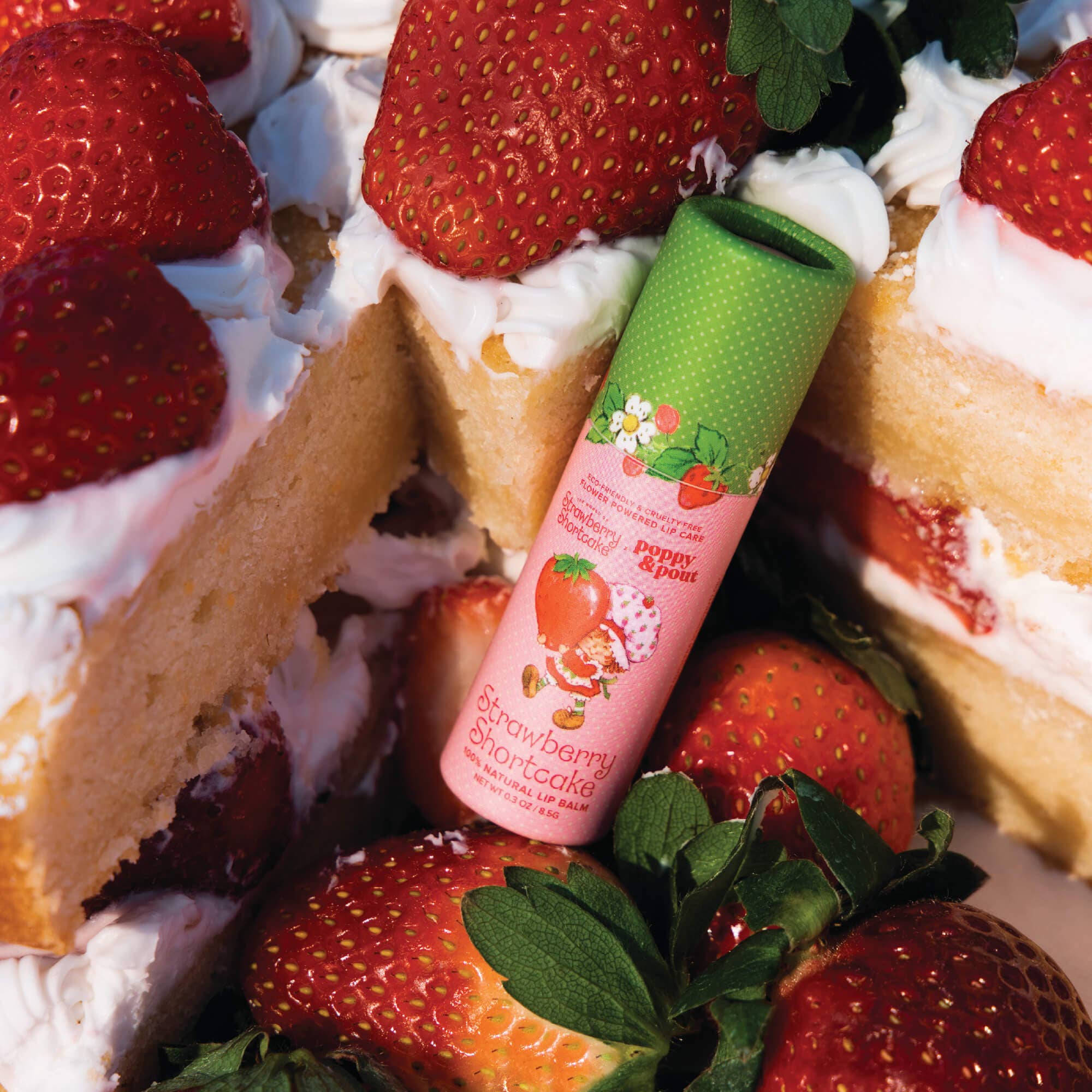 Poppy & Pout | Limited Edition Lip Balm - Strawberry Shortcake
