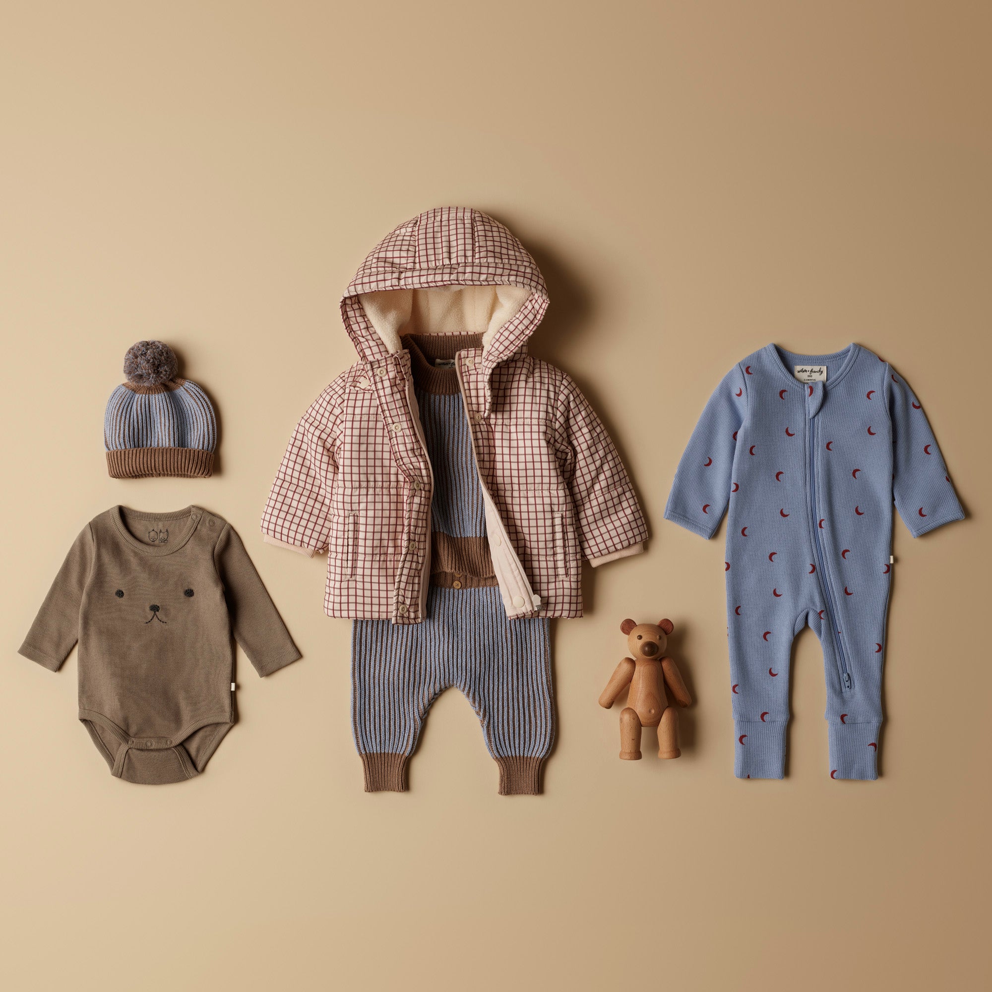 Wilson & Frenchy | Amber Check Puffer Jacket