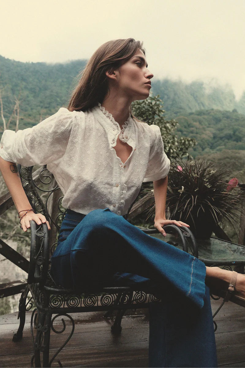 Lilya | Amina Blouse- White