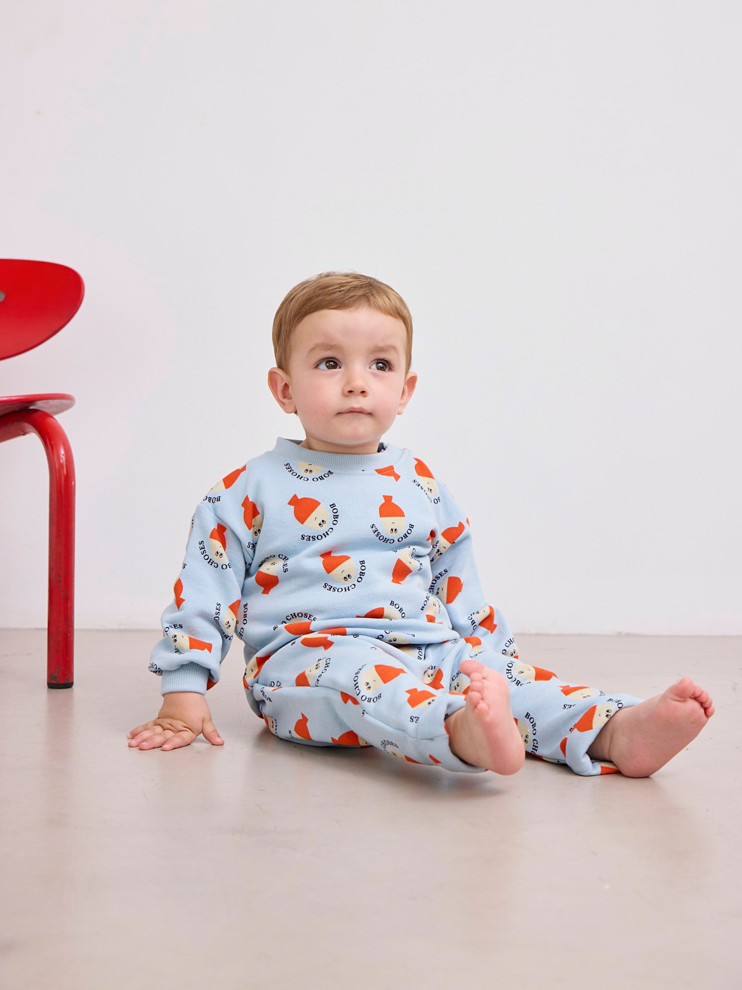 Bobo Choses BABY | Morning Egg all over sweatshirt SS25