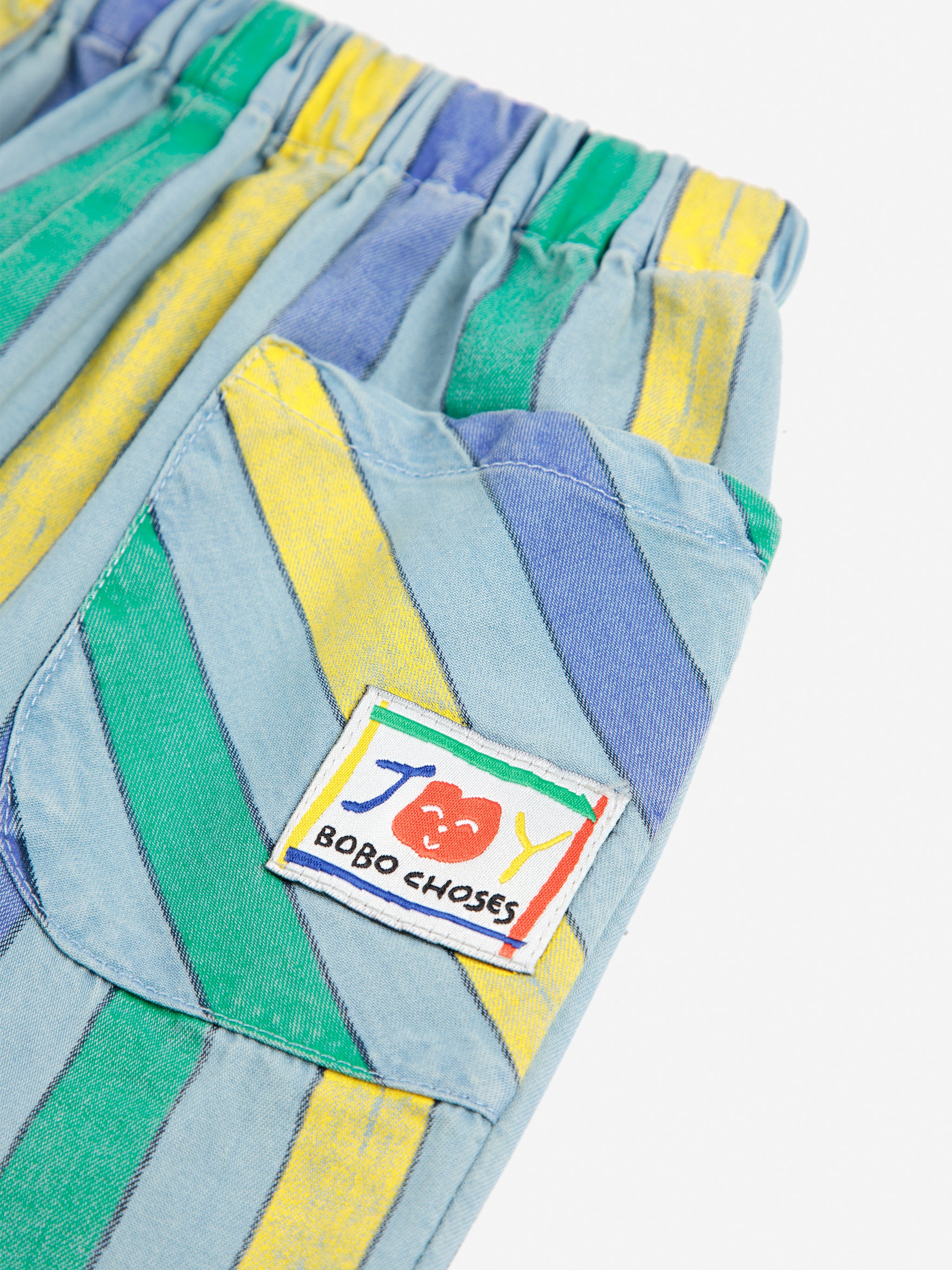 Bobo Choses BABY | Multicolour Stripes denim pants SS25