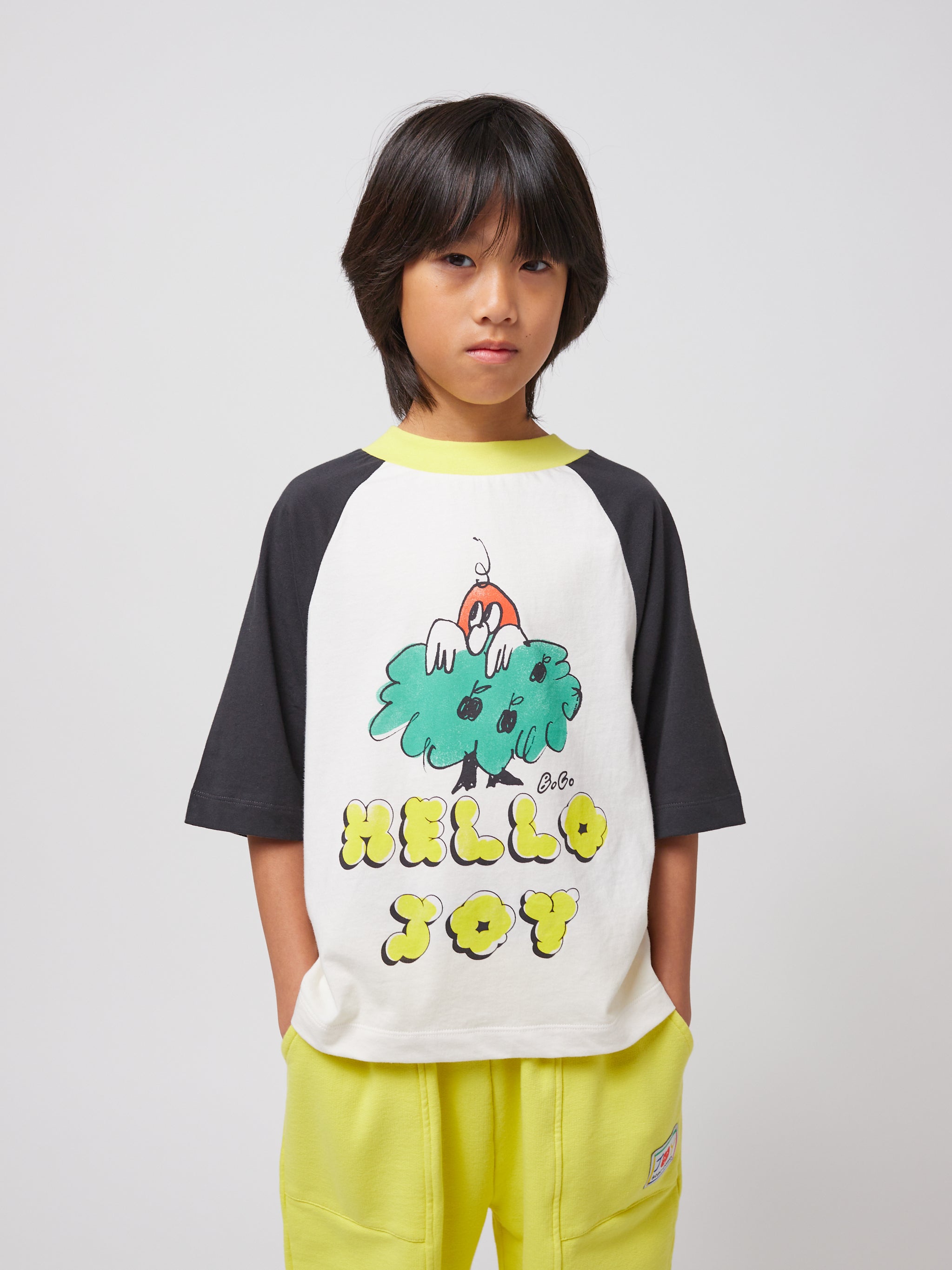Bobo Choses | Hello Joy Raglan T-shirt SS25
