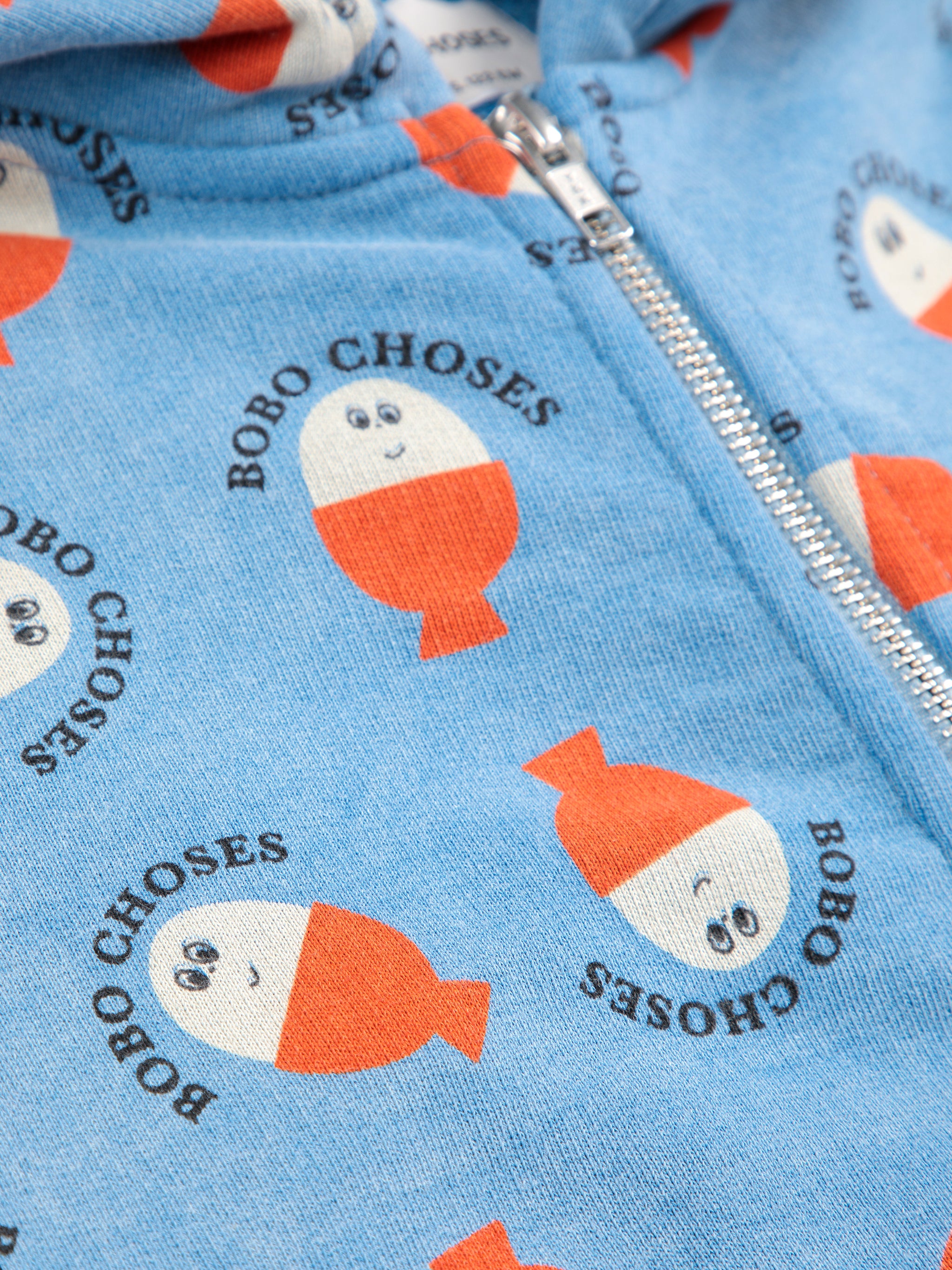Bobo Choses | Morning Egg zipped hoodie SS25