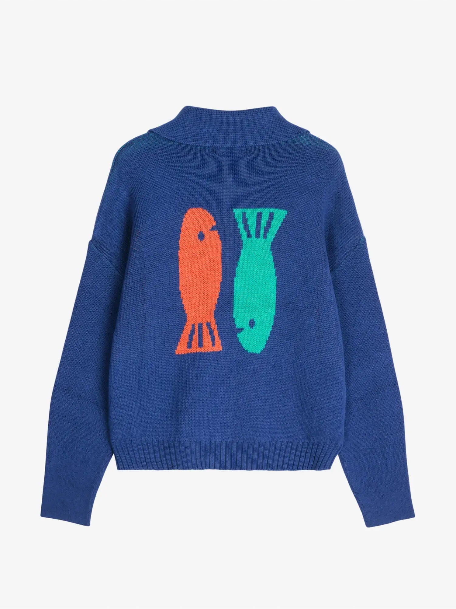 Bobo Choses WOMAN | Couple Fish collar cardigan