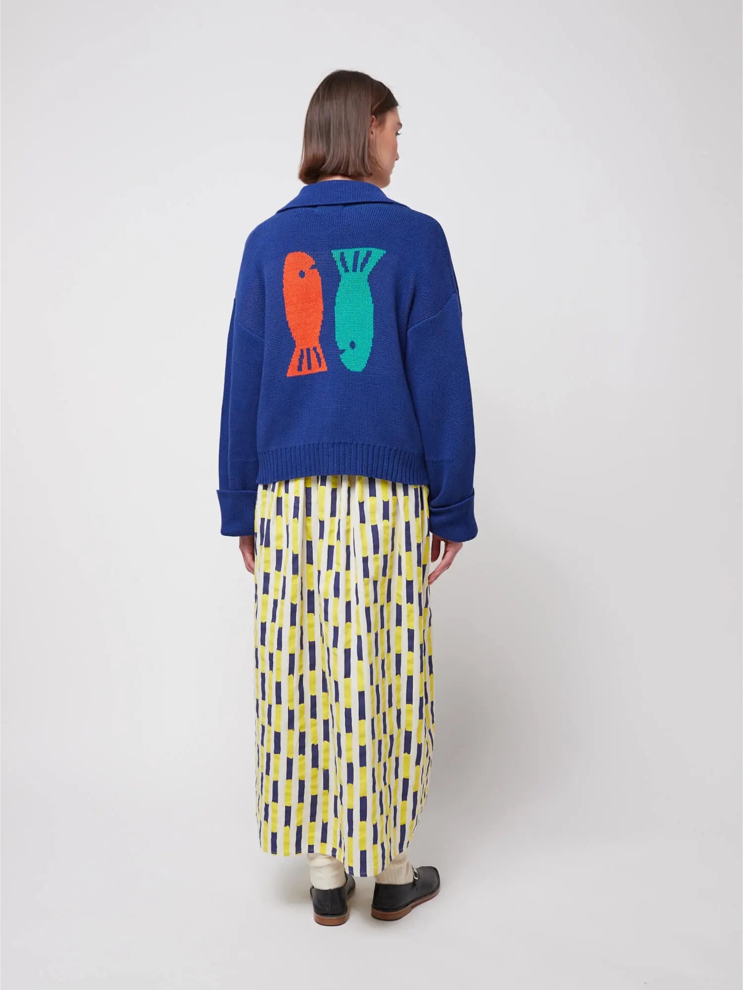 Bobo Choses WOMAN | Couple Fish collar cardigan