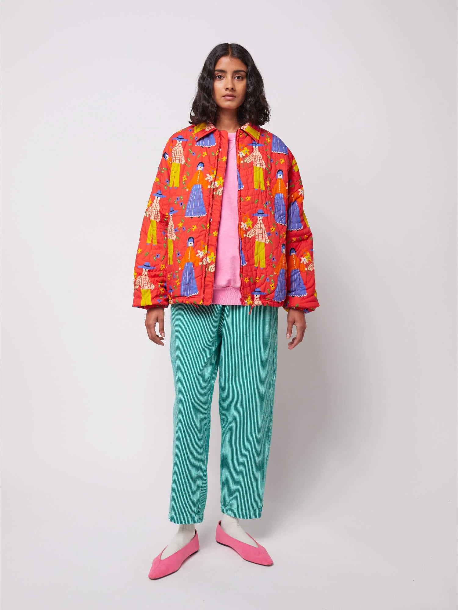 Bobo Choses WOMAN | Couples print quilted jacket