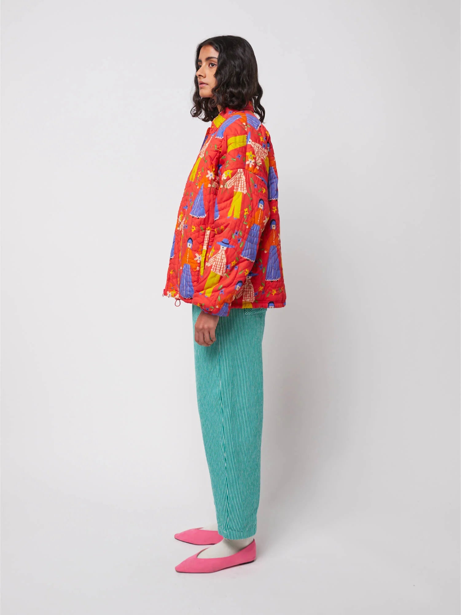 Bobo Choses WOMAN | Couples print quilted jacket