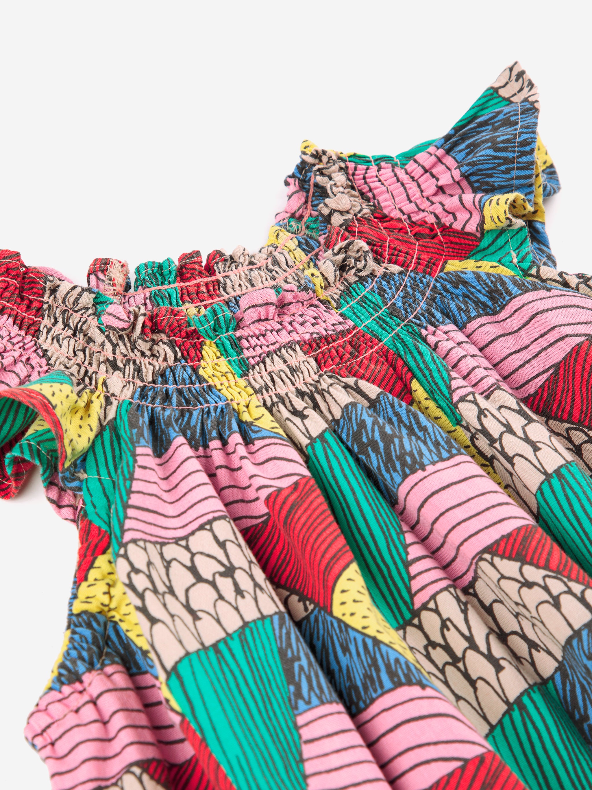 Bobo Choses *Limited Edition | Prisma all over ruffled woven dress