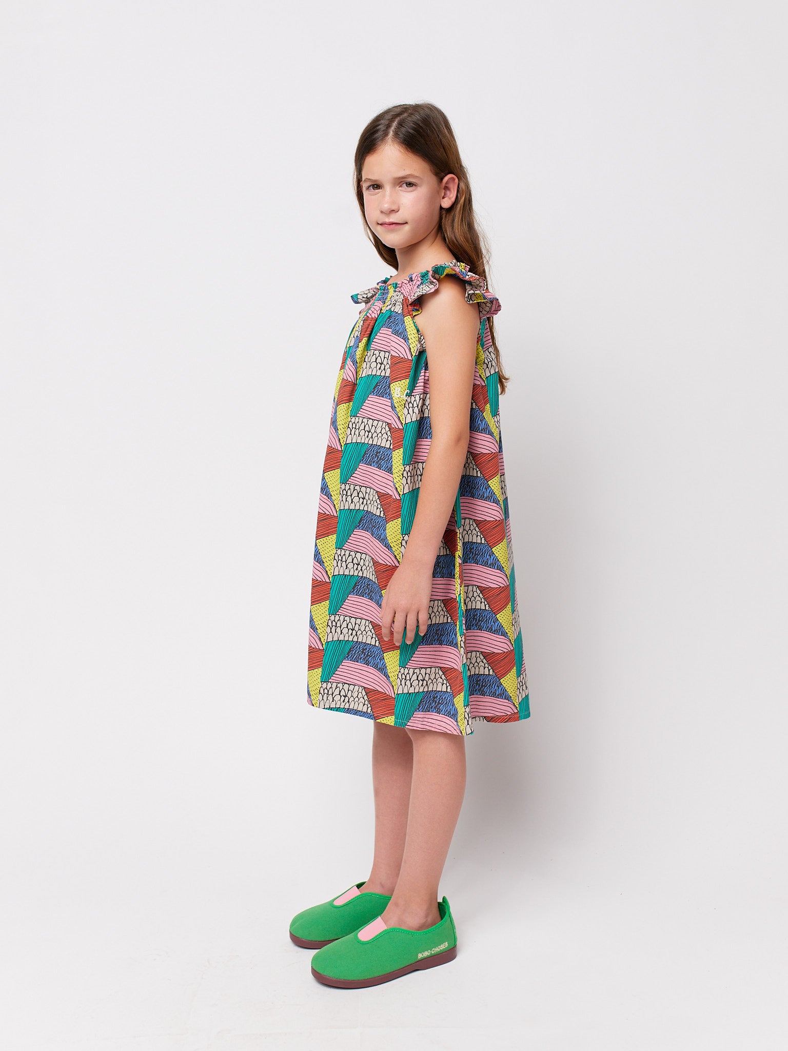 Bobo Choses *Limited Edition | Prisma all over ruffled woven dress