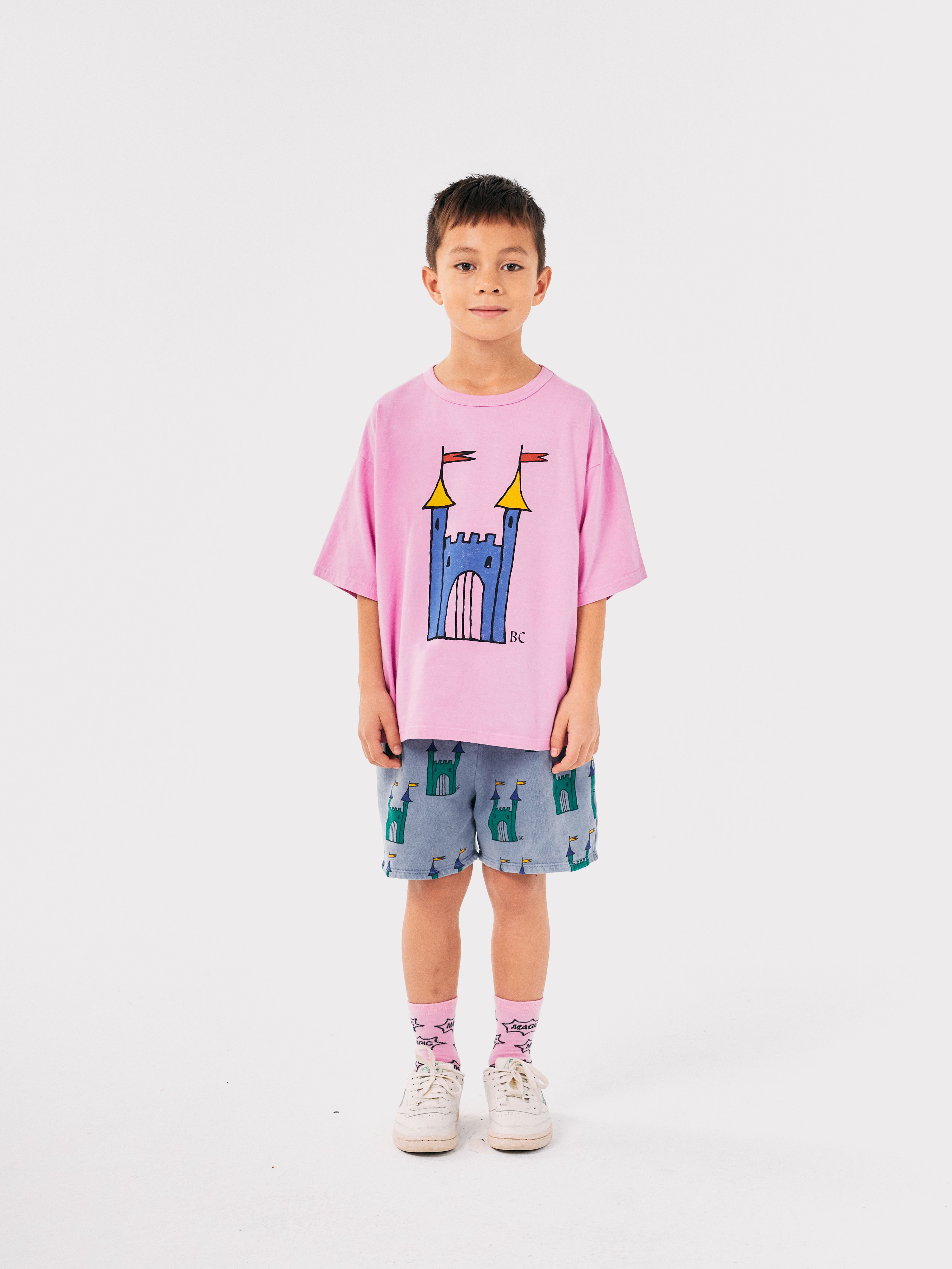 Bobo Choses | Faraway Castle all over bermuda shorts